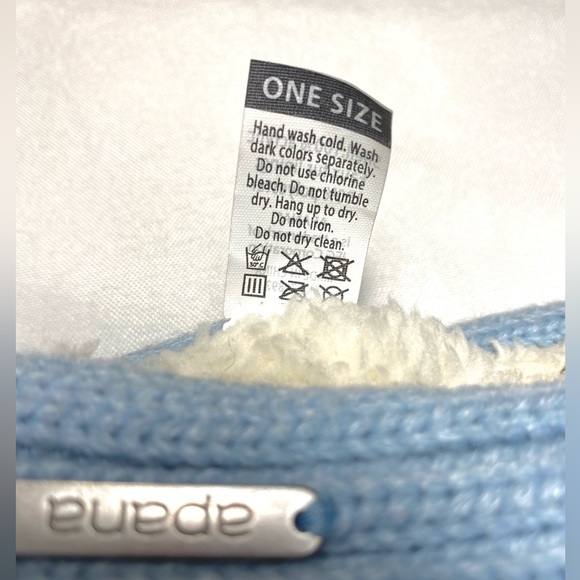 Headband light blue with a front wrap - Picture 4 of 8